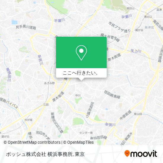 ボッシュ株式会社 横浜事務所地図
