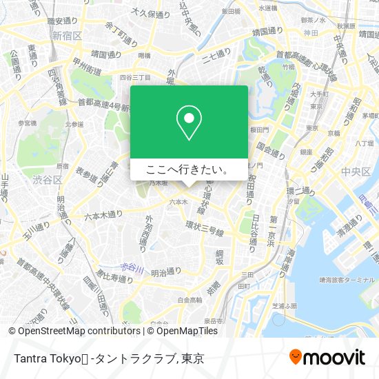 Tantra Tokyo -タントラクラブ地図