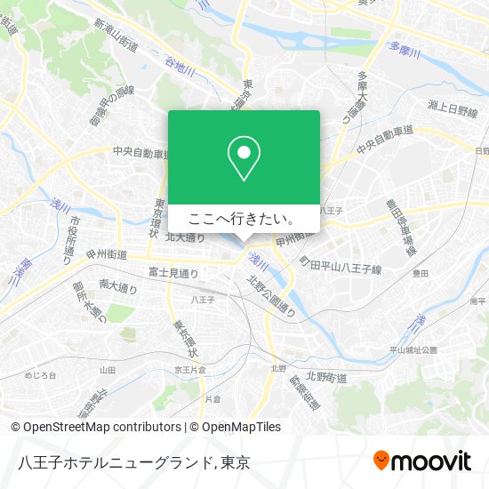 八王子ホテルニューグランド地図