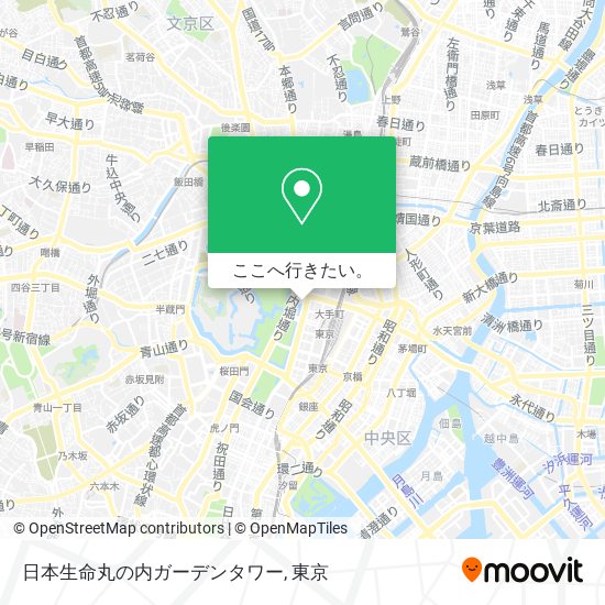 日本生命丸の内ガーデンタワー地図