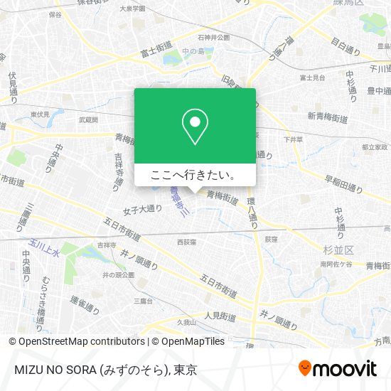 MIZU NO SORA (みずのそら)地図