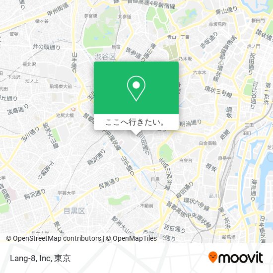 Lang-8, Inc地図