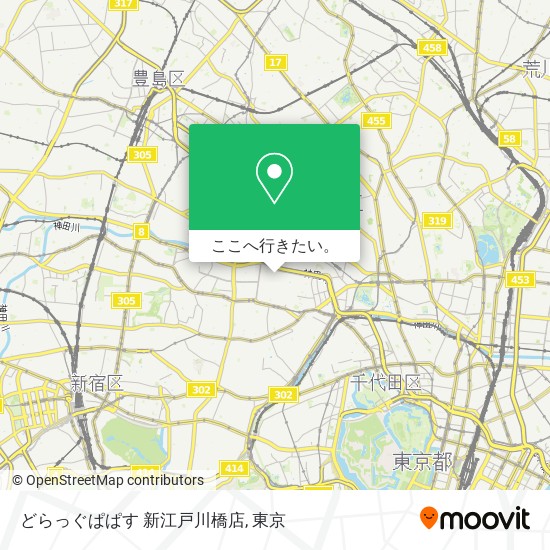 どらっぐぱぱす 新江戸川橋店地図