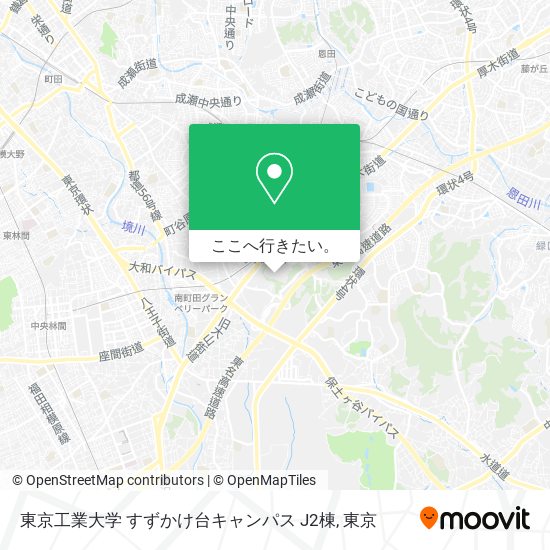 東京工業大学 すずかけ台キャンパス J2棟地図