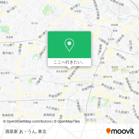 酒菜家 あ・うん地図