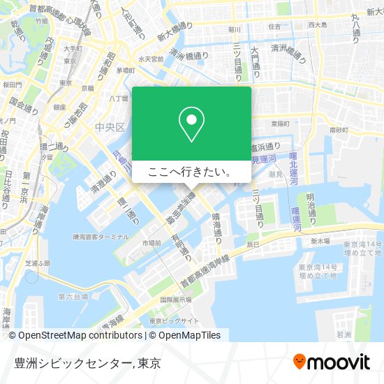 豊洲シビックセンター地図