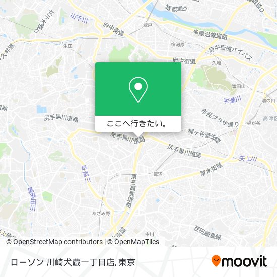 ローソン 川崎犬蔵一丁目店地図