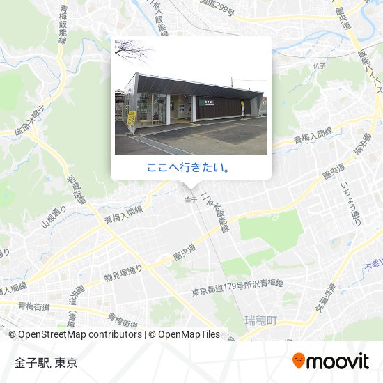 金子駅地図