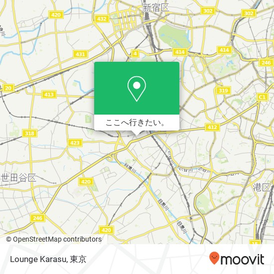 Lounge Karasu地図