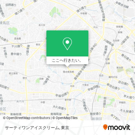 サーティワンアイスクリーム地図