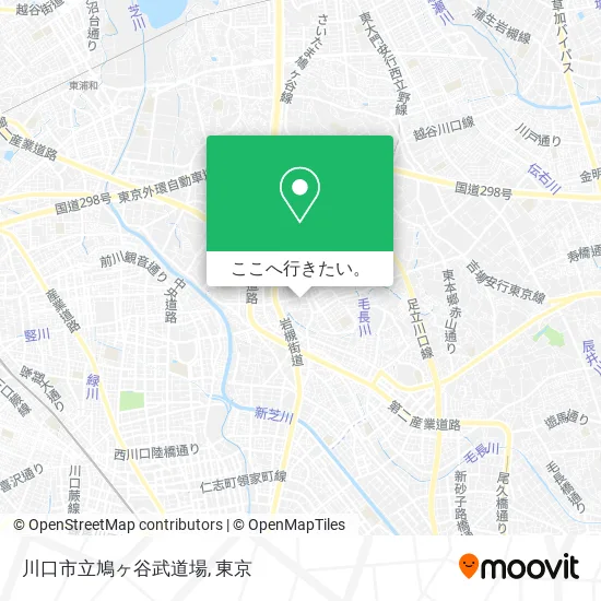 川口市立鳩ヶ谷武道場地図