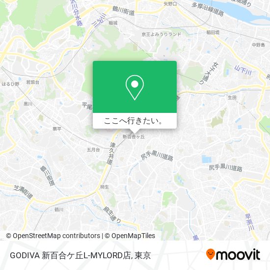 GODIVA 新百合ケ丘L-MYLORD店地図