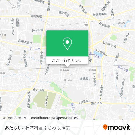 あたらしい日常料理 ふじわら地図