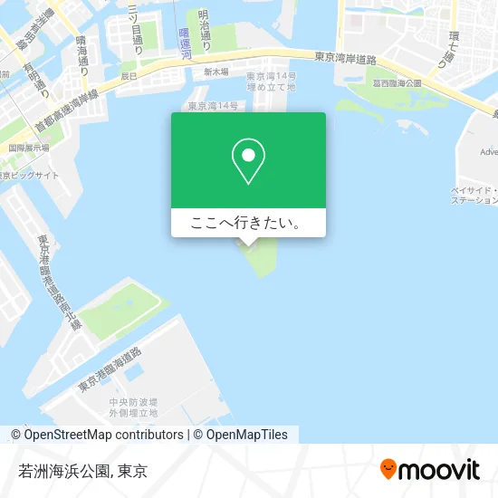 若洲海浜公園地図