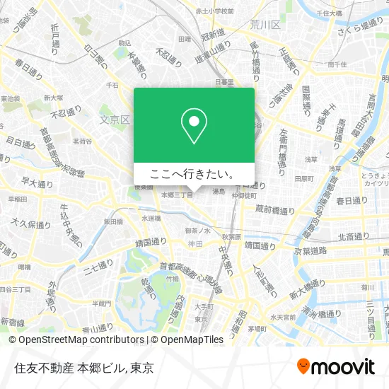 住友不動産 本郷ビル地図