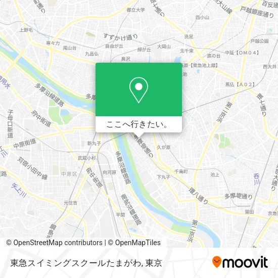 東急スイミングスクールたまがわ地図