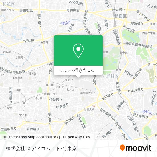 株式会社 メディコム・トイ地図