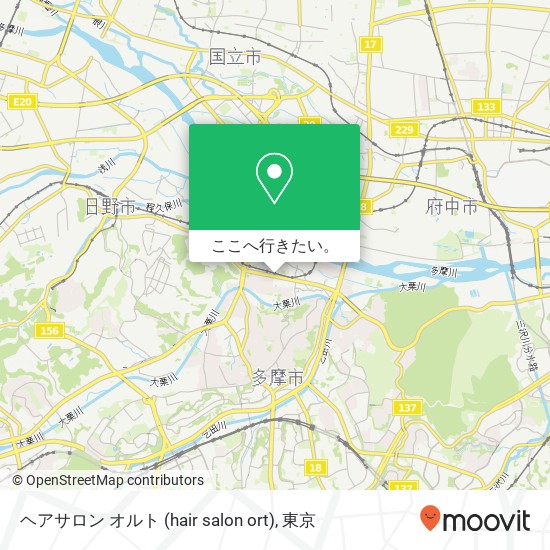 ヘアサロン オルト (hair salon ort)地図