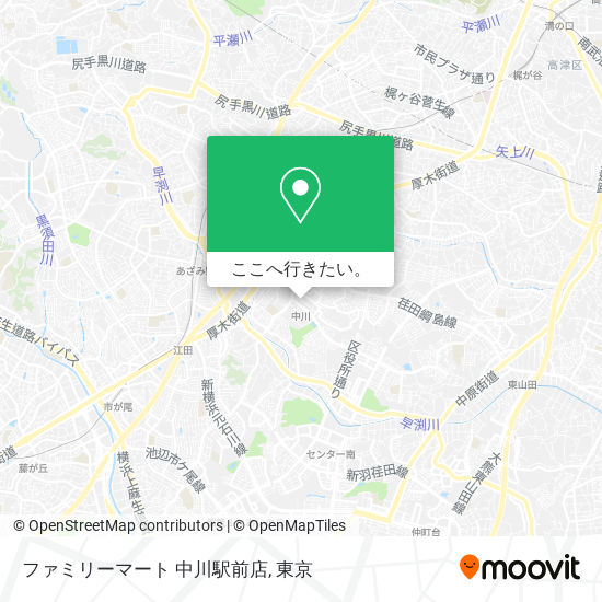 ファミリーマート 中川駅前店地図