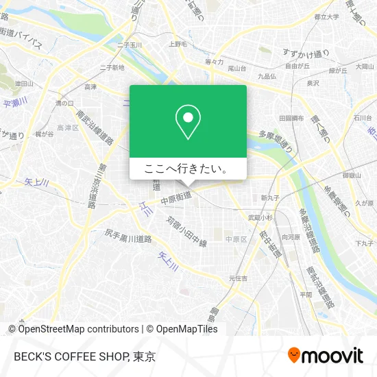 BECK'S COFFEE SHOP地図