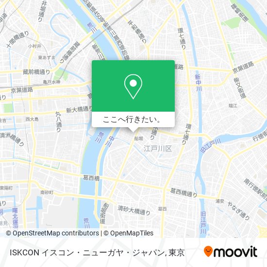 ISKCON イスコン・ニューガヤ・ジャパン地図
