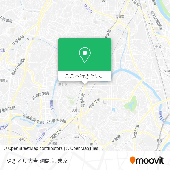 やきとり大吉 綱島店地図