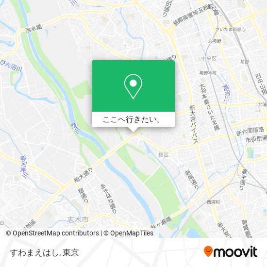 すわまえはし地図