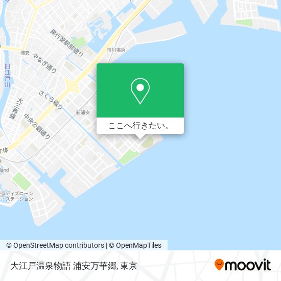 大江戸温泉物語 浦安万華郷地図