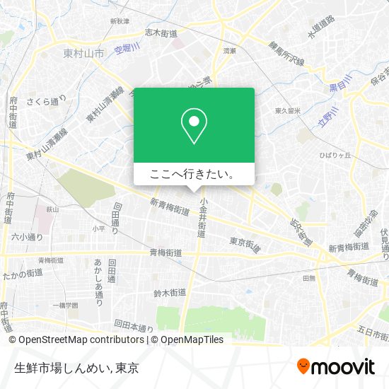 生鮮市場しんめい地図