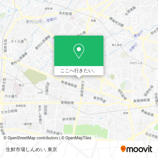 生鮮市場しんめい地図