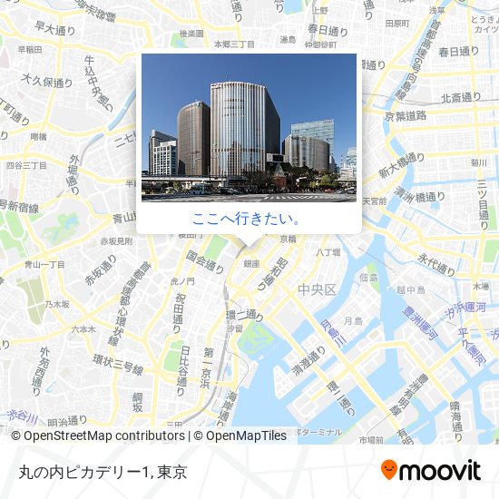 丸の内ピカデリー1地図