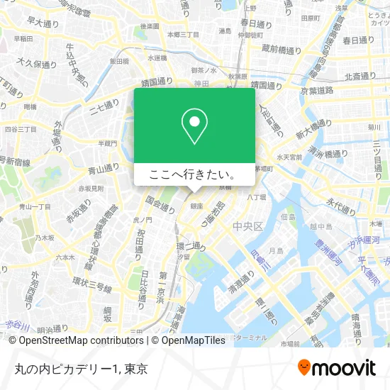 丸の内ピカデリー1地図