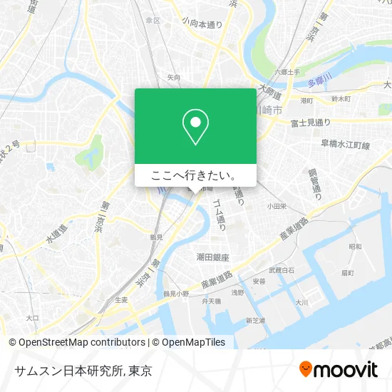 サムスン日本研究所地図