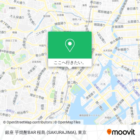 銀座 芋焼酎BAR 桜島 (SAKURAJIMA)地図