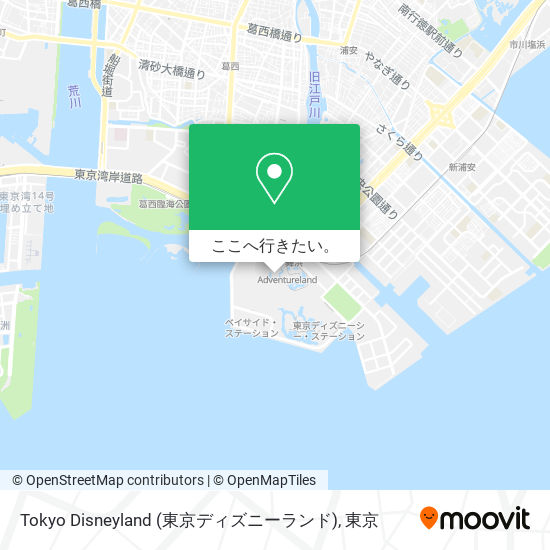 Tokyo Disneyland (東京ディズニーランド)地図