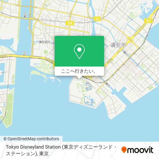 Tokyo Disneyland Station (東京ディズニーランド・ステーション)地図