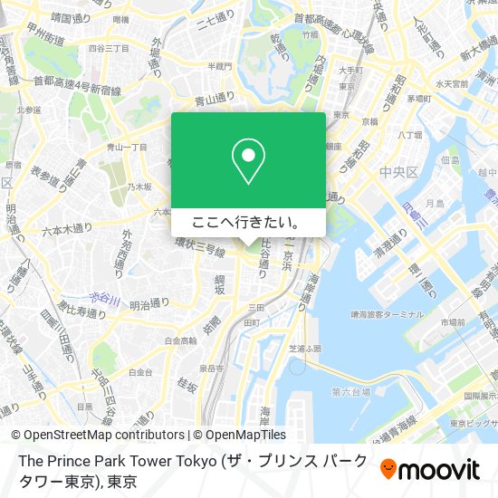 The Prince Park Tower Tokyo (ザ・プリンス パークタワー東京)地図