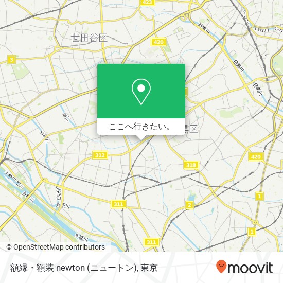 額縁・額装 newton  (ニュートン)地図