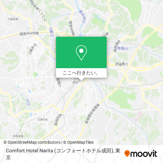 Comfort Hotel Narita (コンフォートホテル成田)地図