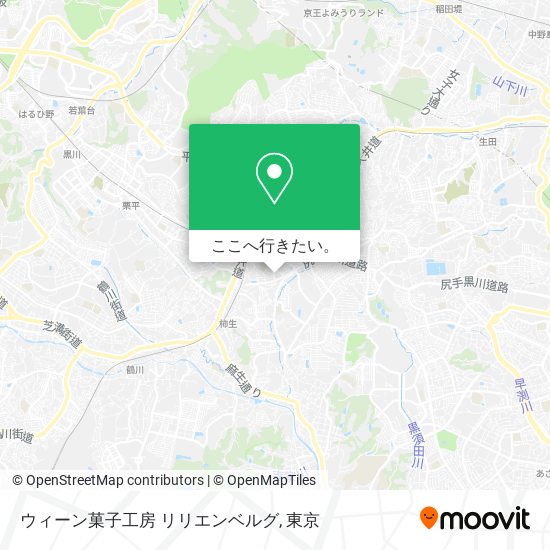 ウィーン菓子工房 リリエンベルグ地図