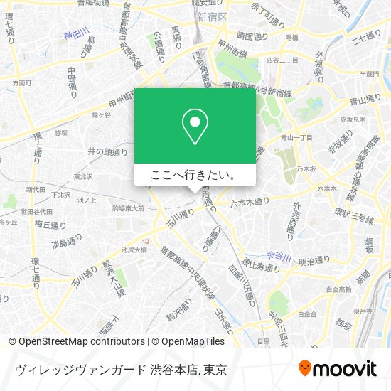 ヴィレッジヴァンガード 渋谷本店地図