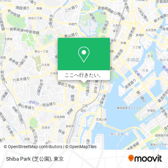 Shiba Park (芝公園)地図
