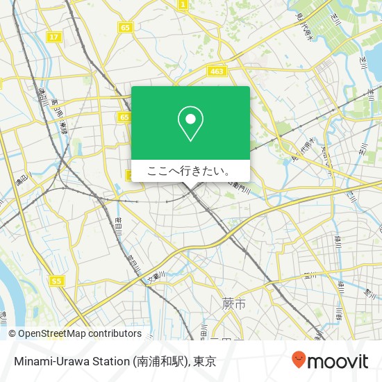 Minami-Urawa Station (南浦和駅)地図