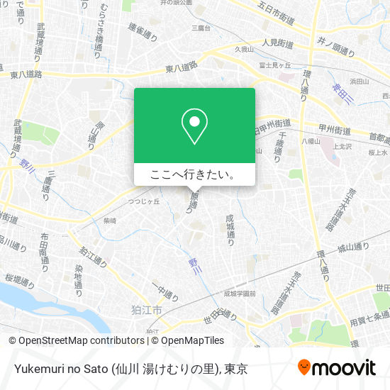 Yukemuri no Sato (仙川 湯けむりの里)地図