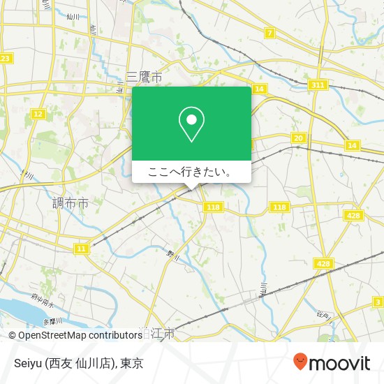 Seiyu (西友 仙川店)地図