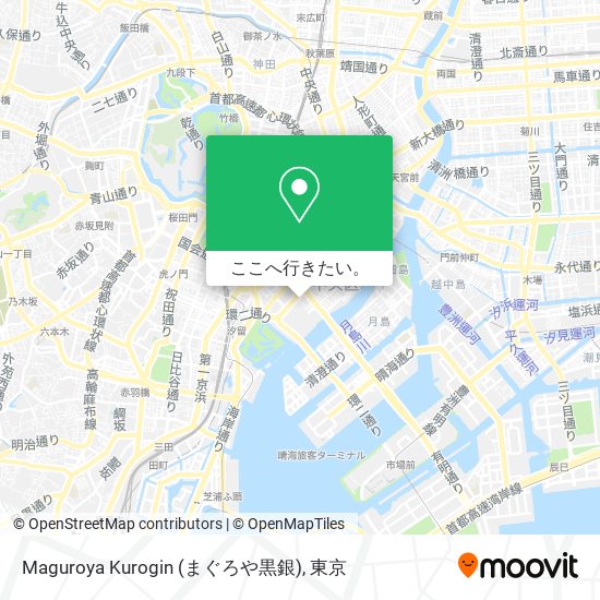 Maguroya Kurogin (まぐろや黒銀)地図