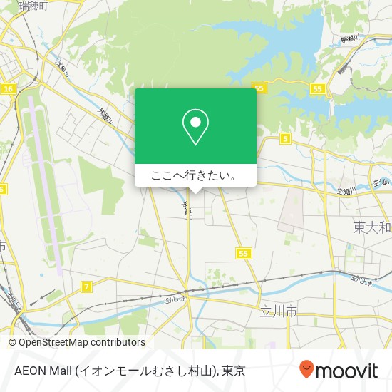 AEON Mall (イオンモールむさし村山)地図