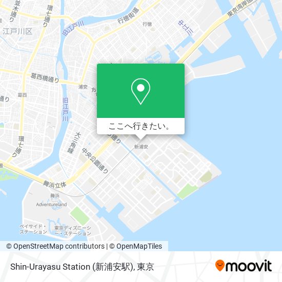 Shin-Urayasu Station (新浦安駅)地図