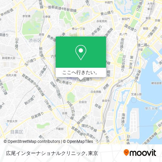 広尾インターナショナルクリニック地図