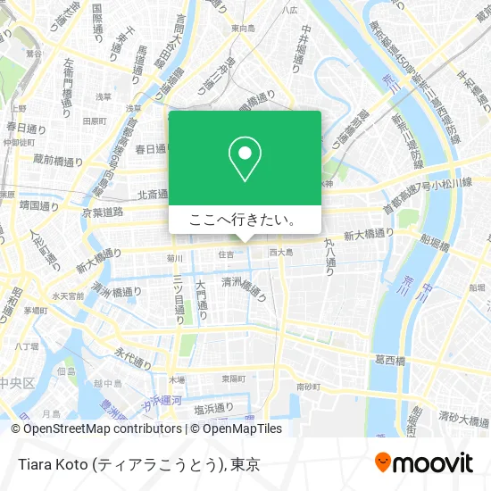 Tiara Koto (ティアラこうとう)地図